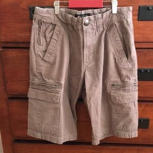 Men's Size 30 Guess Gray Cargo Shorts, Thick Material